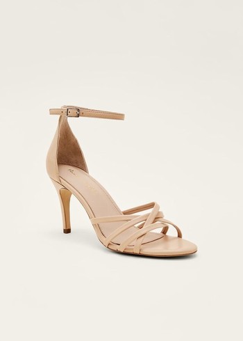 Phase Eight Barely There Heels Beige Australia | ZT8749136